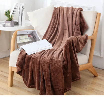 Fluffy Coral Velvet Blanket Flannel Plush Comfortable Thickened and Warm Soft Sofa Throw Blanket for Air-Conditioned Room Luxury    Your Coastal Marketplace | Shoreshopper.com