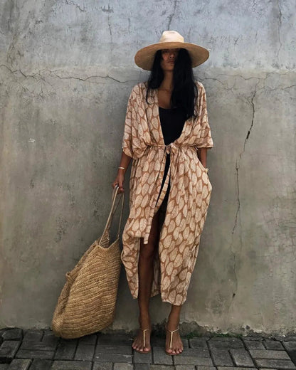 Beach Dress Tunic Cover up Embroidery Kaftan Saida de Praia Women Bikini Cover-up Pareo Sarong Beachwear    Your Coastal Marketplace | Shoreshopper.com