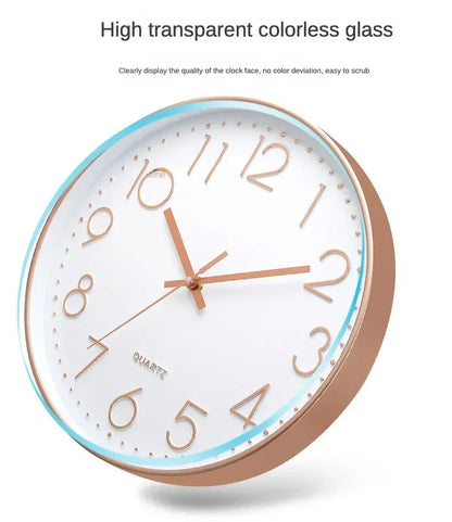 8 Inch Easy To Read Wall Clock Classic Elegant Modern Silent Quartz Clocks for Living Room Bedroom Office Study    Home Decor Supply | Online Retail | ShoreShopper.com