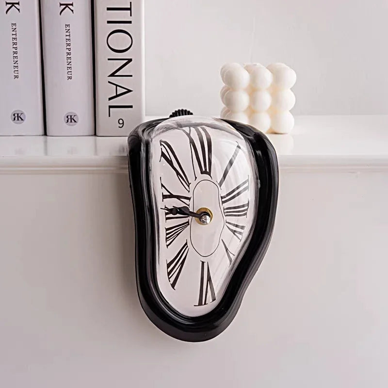 Novel Salvador Dali Style Melting Distorted Surreal Wall Clock    Home Decor Supply | Online Retail | ShoreShopper.com