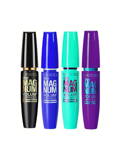 4D Black Mascara Thickening, Lengthening, Curling, Waterproof Liquid Fiber Mascara - ShoreCo.Shop