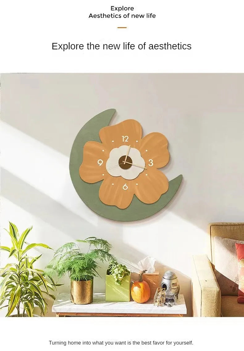 Light Decorative Clock Hanging Restaurant Simple Creative Crystal Porcelain Wall Hanging Clock Quiet Room Clock    Home Decor Supply | Online Retail | ShoreShopper.com