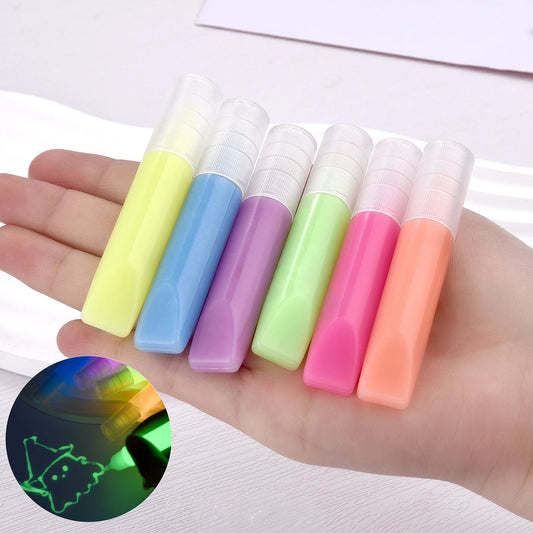 6ml Water-Based Luminous Paint Long Lasting Fluorescent Pigment Paint Glow In Dark Acrylic  Painting Water Color Artwork Party    Home Decor Supply | Online Retail | ShoreShopper.com