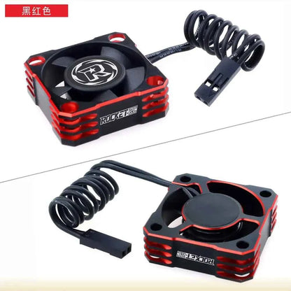 ROCKET-RC 25/30/35/40/50mm V2 Metal Cooling Fan 32000/28000/21000/16000/10000RPM for 1/8 1/10 1/12 RC Car 540/550/3650 Motor ESC