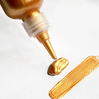 60ml Gold Paint Metallic acrylic paint waterproof not faded DIY painted Pigments    Home Decor Supply | Online Retail | ShoreShopper.com
