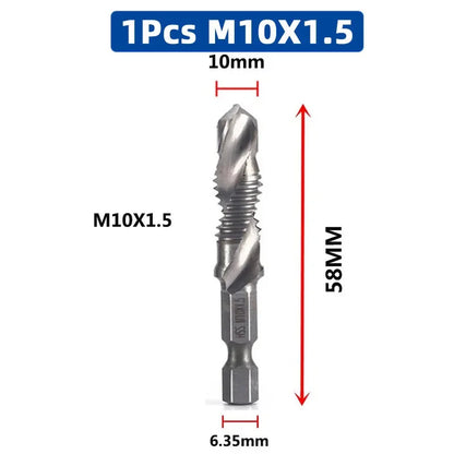 LiYu Shank Titanium Plated HSS Screw Thread Metric Tap Drill Bits Screw Machine Compound Tap M3 M4 M5 M6 M8 M10 Hand Tools    Home Decor Supply | Online Retail | ShoreShopper.com