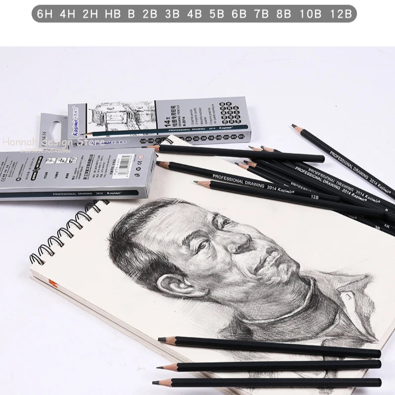 14Pcs/Set Drawing Sketch Pencils Set Wooden Professional Art Supplies HB 2B 6H 4H 2H 3B 4B 5B 6B 10B 12B 1B Painting Stationery    Home Decor Supply | Online Retail | ShoreShopper.com