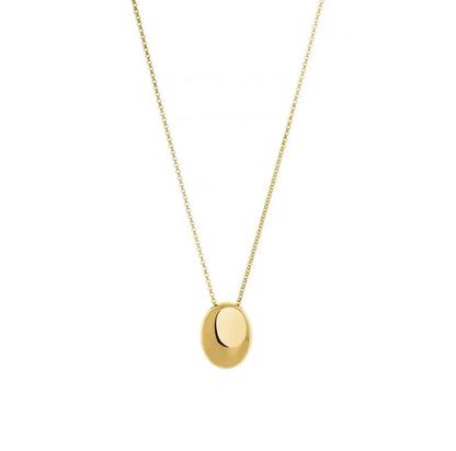 European and American Oval Pendant stainless steel Gold Color Long Necklace Fashion Jewelry Accessories Sweater Chian For Womens    Home Decor Supply | Online Retail | ShoreShopper.com