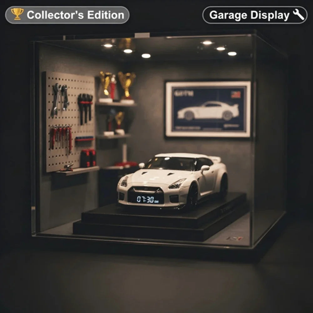 Lenovo New Hypercar-shaped Novelty Alarm Clock Realistic Engine Light Effects Portable Creative Desk Decor For Perfect Gift - ShoreCo.Shop