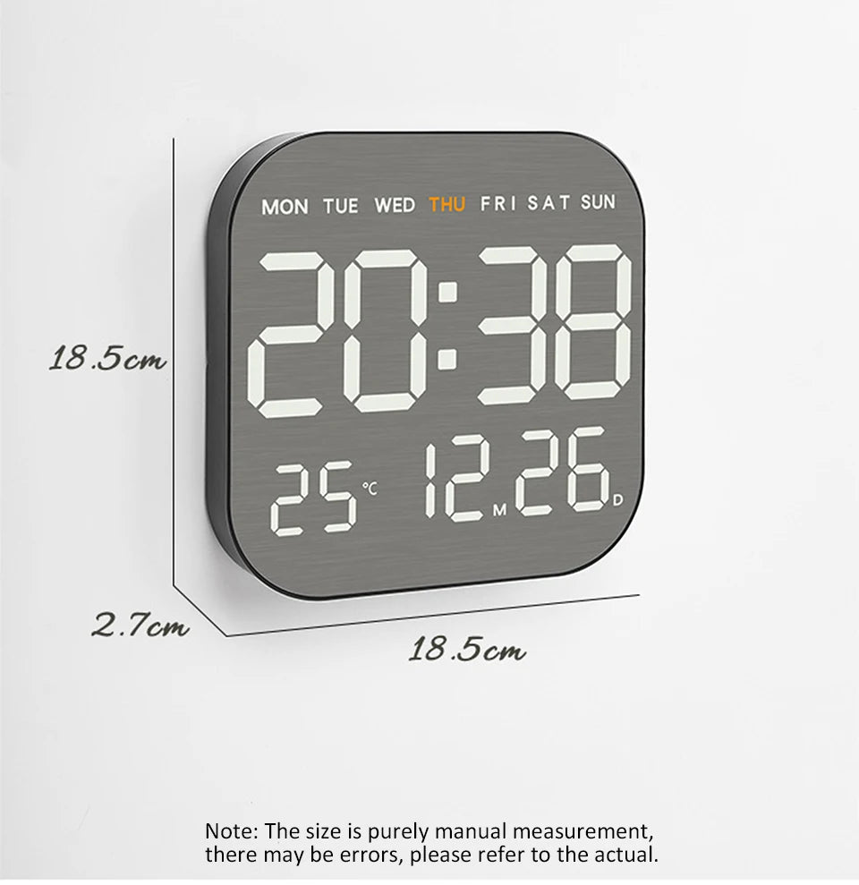 Mirror Brushed Finish Wall Clock Premium Modern Home Wall Clock    Home Decor Supply | Online Retail | ShoreShopper.com