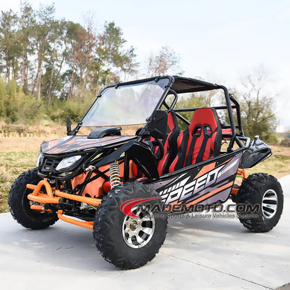 Adult Gas Off Road Go Kart 4 Wheel Two Seat Buggy for Sale Entertainment Equipment Outdoor Go-Karting At The Amusement Park - ShoreCo.Shop