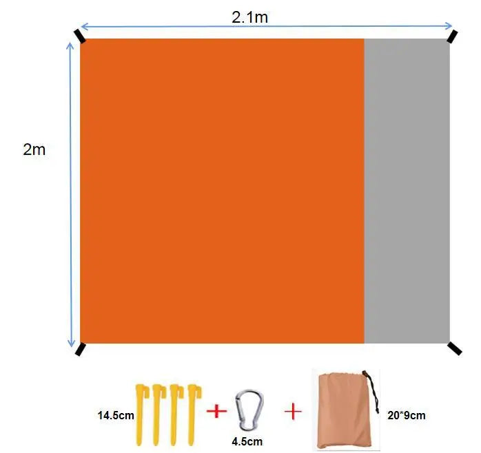 Beach Blanket Super Large 79 x 83 Inch Sandproof Waterproof Soft Comfortable Material Light Weight Portable for Beach Outdoor    Your Coastal Marketplace | Shoreshopper.com