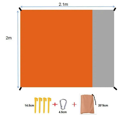 Beach Blanket Super Large 79 x 83 Inch Sandproof Waterproof Soft Comfortable Material Light Weight Portable for Beach Outdoor    Your Coastal Marketplace | Shoreshopper.com