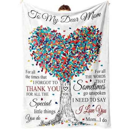 [Soft Flannel Mom Blanket] Super Soft Flannel Throw Blanket - Gifts for Mom from Daughter Son - Mom Birthday Gifts    Home Decor Supply | Online Retail | ShoreShopper.com
