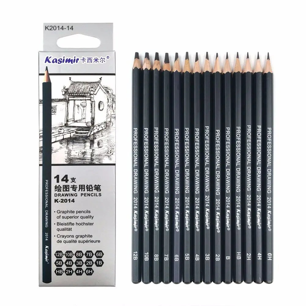School Supplies Students For Exam Stationery Supplies Drawing Pencil Set Professional Sketch HB 2B 6H 4H 2H 3B Painting Pencils    Home Decor Supply | Online Retail | ShoreShopper.com
