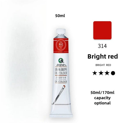 Maries Oil Paint 50ML Oil Painting Art Creation Pigment Large Oil Paint Paint Single Commonly Used 24 Colors    Home Decor Supply | Online Retail | ShoreShopper.com