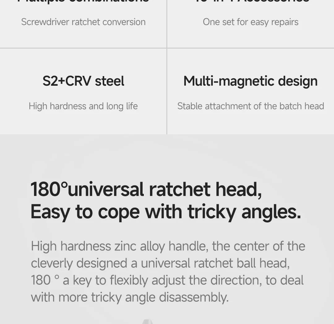 VMAN 40-in-1 Multi-Function Ratchet Screwdriver Kit with Magnetic Bits – Mini Repair Tool Set for PC, iPhone & Home Use    Home Decor Supply | Online Retail | ShoreShopper.com