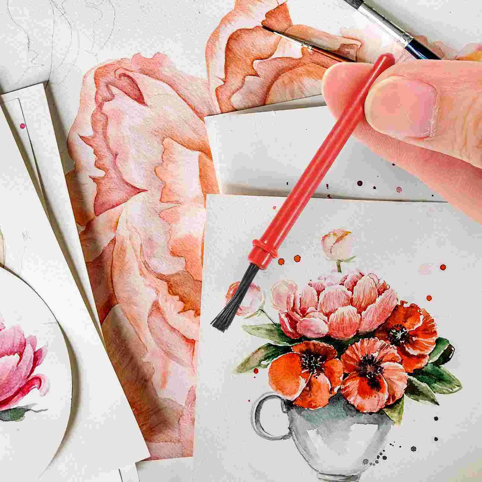 100Pcs Paint Brushes for Toddlers 2-4 Years Art Watercolor Acrylic Pigment Portable Durable PP Material Easy to Clean    Home Decor Supply | Online Retail | ShoreShopper.com