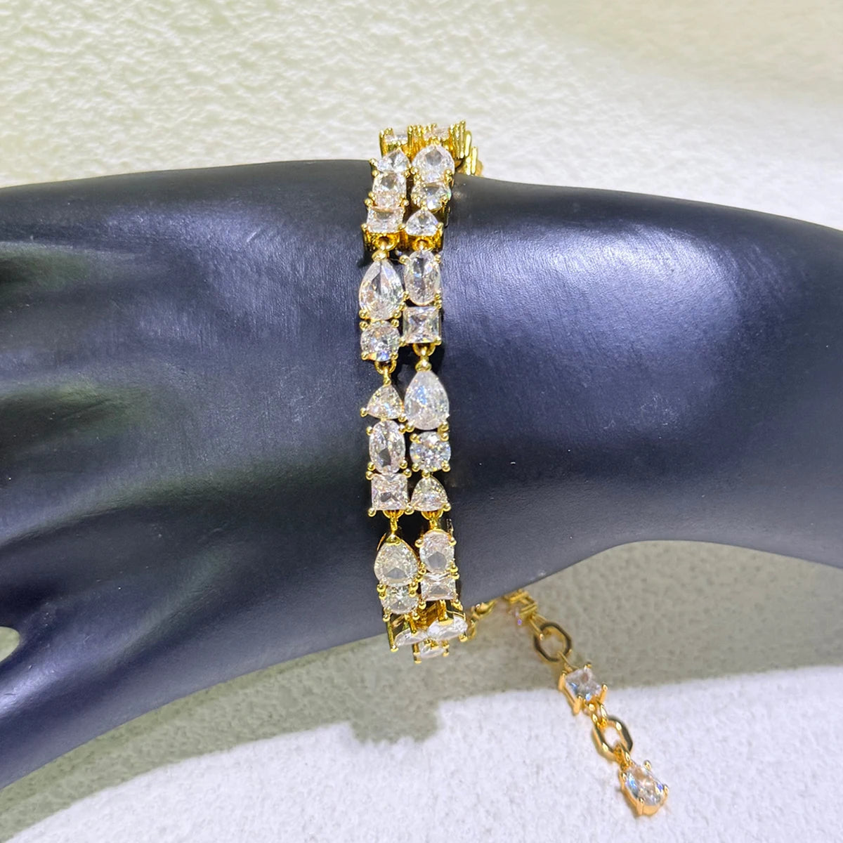2025 New Fine Jewelry Set Luxury White Gold High Quality Geometric Crystal Luxury Necklace Bracelet Earrings Ring Gift for Women    Home Decor Supply | Online Retail | ShoreShopper.com