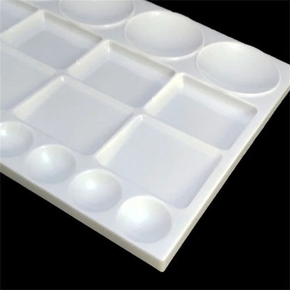 1Pc Oil Paint Water Coloring Palette For Kids Children Adults Art Acrylic Drawing Tray Plastic Pallet Student Stationery    Home Decor Supply | Online Retail | ShoreShopper.com