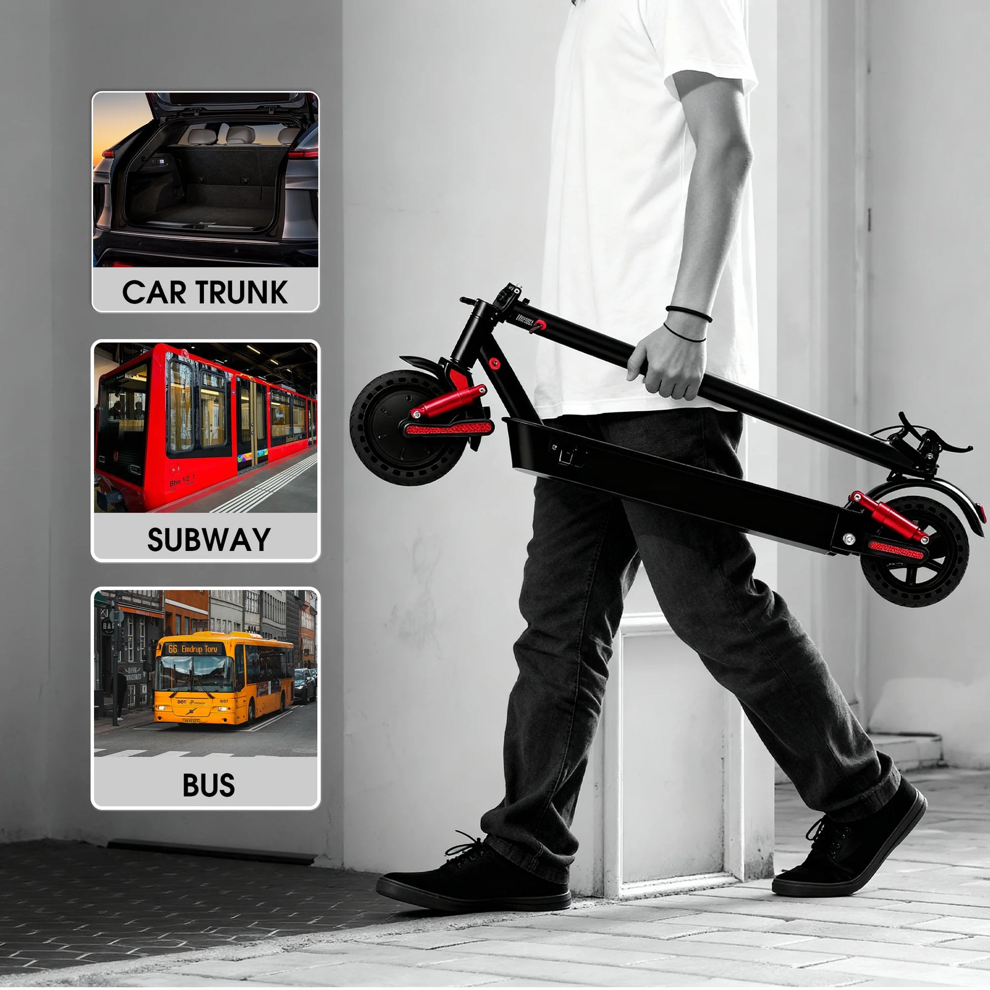 HUANCI D06 500W e scooter Electric Scooters 32km/h escooters Escooter scooter electric for adults eScooter Dual Shock Absorbers - ShoreCo.Shop