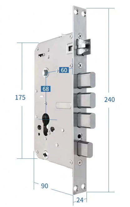 3D Face Recognition Unlock Digital Door Lock With Camera FIngerprint Password Unlock Keyless Electronic Door Lock - ShoreCo.Shop