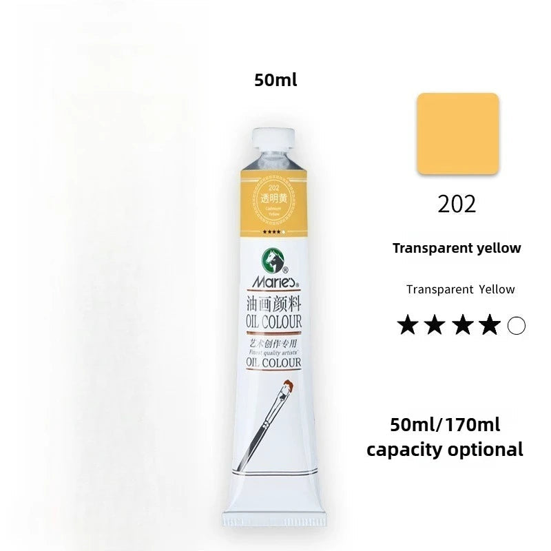Maries Oil Paint 50ML Oil Painting Art Creation Pigment Large Oil Paint Paint Single Commonly Used 24 Colors    Home Decor Supply | Online Retail | ShoreShopper.com