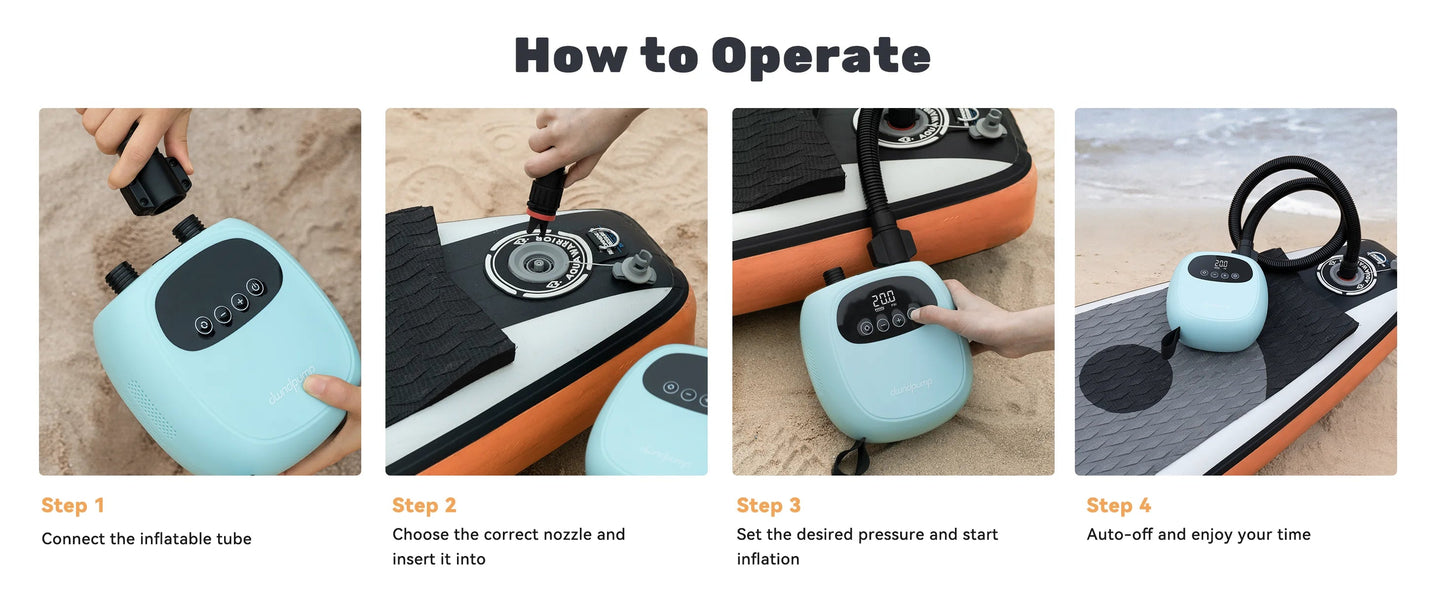 dwndpump Electric 20PSI SUP Pump 38.48Wh Battery Paddle Board Inflation Deflation for Kayak Boat Surfing Board Stand Up Paddle    Home Decor Supply | Online Retail | ShoreShopper.com