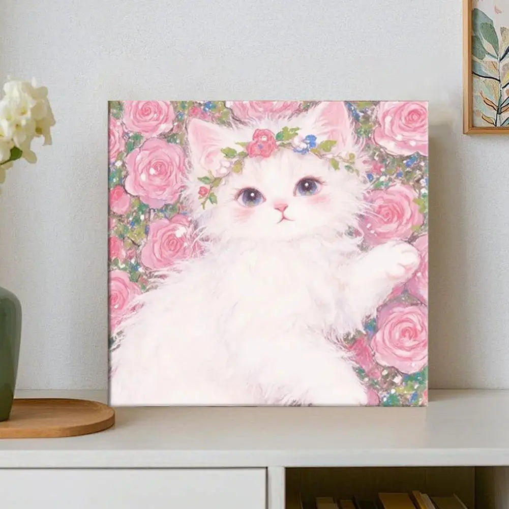 Oil Painting By Number House Tree DIY Digital Oil Painting Scenery Drawing Numbers Adults Kit Cat Handmade Gift Home Decor Gifts    Home Decor Supply | Online Retail | ShoreShopper.com