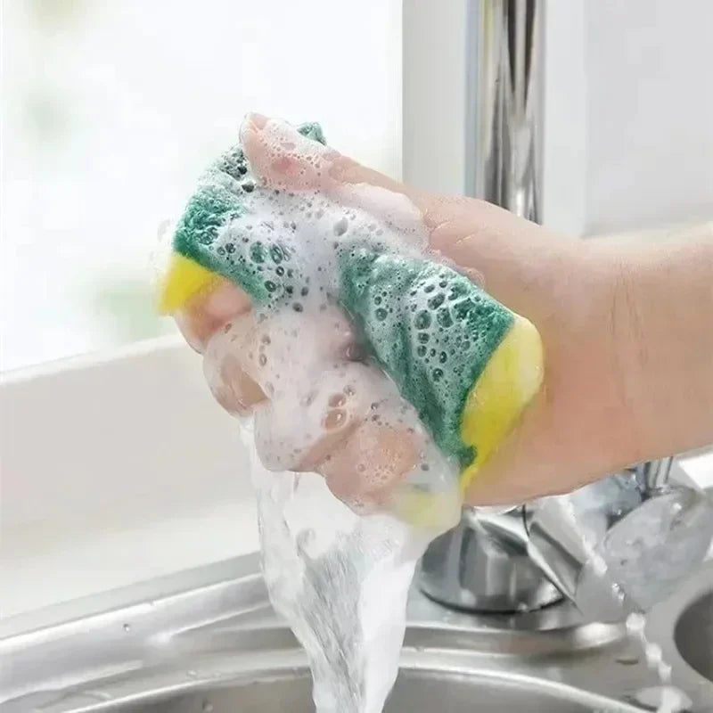 Highly absorbent double-sided sponge magic cleaning pot rust sponge cleaning brush kitchen cleaning tool    Home Decor Supply | Online Retail | ShoreShopper.com