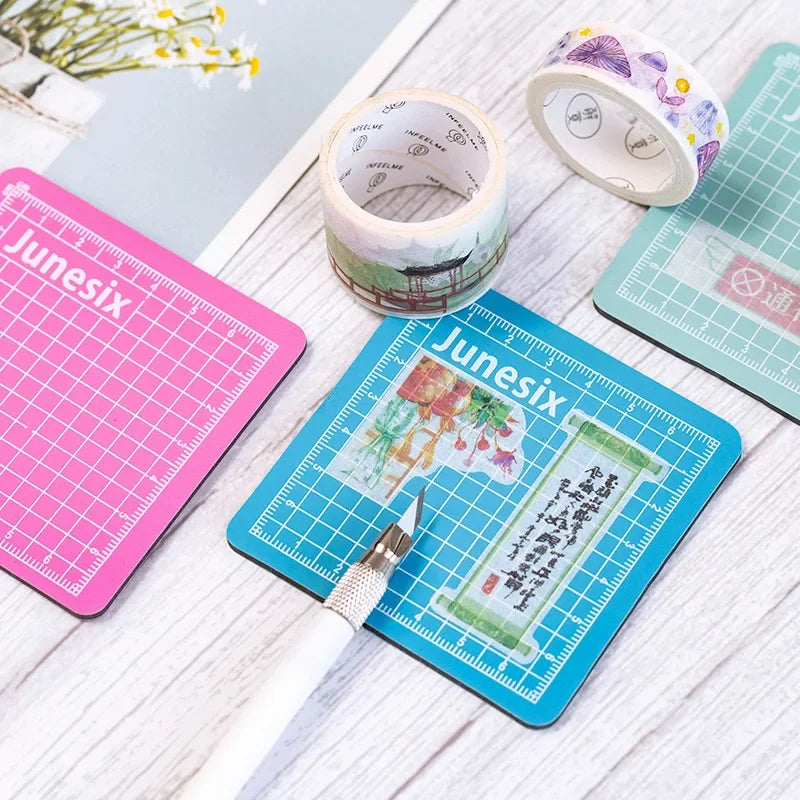 1PC Colorful Mini Model Cutting Mat Engraving Pad Art Supplies Stationery School Supplies 8*8cm for Art Supplies School Tools    Home Decor Supply | Online Retail | ShoreShopper.com