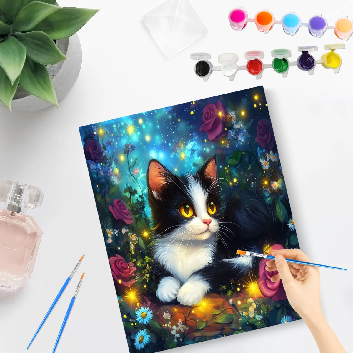 PhotoCustom Paint By Number Outdoor Scenery Kit Drawing On Canvas Diy Christmas Gift For Living Room Decora    Home Decor Supply | Online Retail | ShoreShopper.com