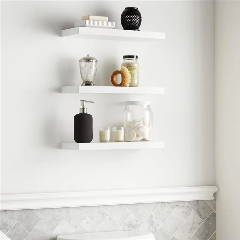 SOFT-Floating Shelves For Wall,16In Wood Wall Shelf For Room Decor/Storage/Display,For Bedroom,Bathroom,Living Room,Kitchen    Home Decor Supply | Online Retail | ShoreShopper.com