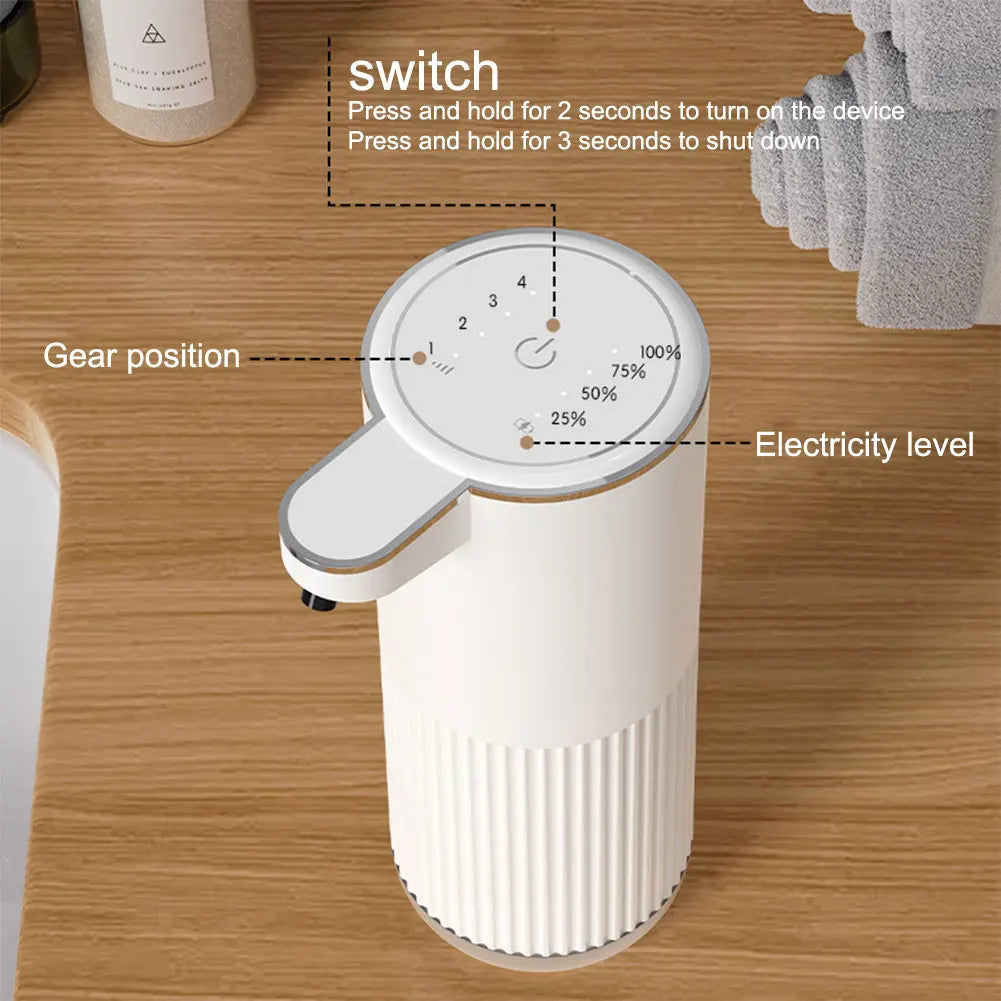 Automatic Soap Dispenser Touchless Foaming Soap Dispenser 400ml USB Rechargeable Electric Foam/Gel Soap Dispenser    Home Decor Supply | Online Retail | ShoreShopper.com