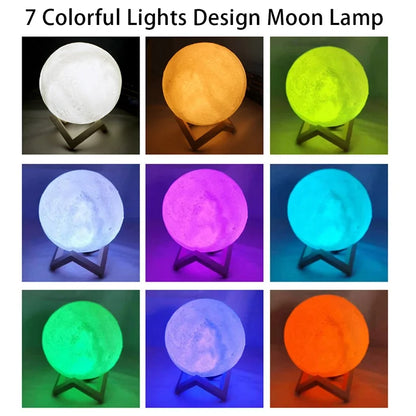 Book Light LED Moon Light Galaxy Light, Moon Night Light, Girl, Boy, Child Birthday Gift, Bedroom Decoration Indoor lighting - ShoreCo.Shop