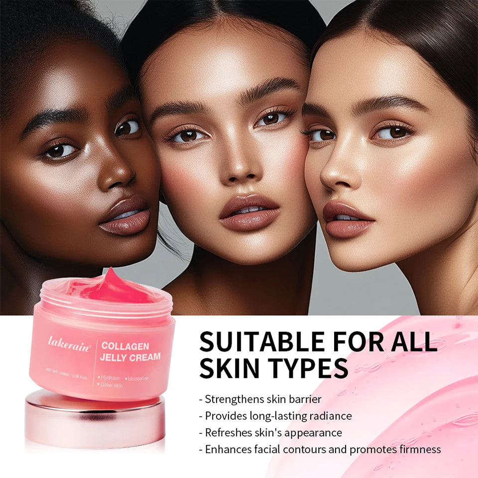 Anti Aging Collagen Face Cream 100ml Niacinamide Moisturizer Hydrating Gel For Tightening Soothing Firmness Skincare - ShoreCo.Shop