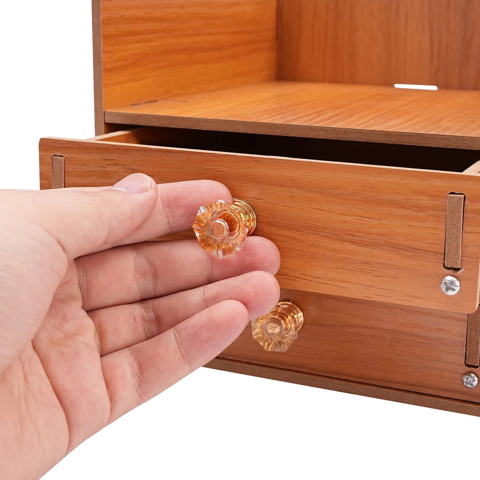 Wooden Desk Organizer W/ Drawer File Storage Desk Monitor Riser Computer Stand    Home Decor Supply | Online Retail | ShoreShopper.com