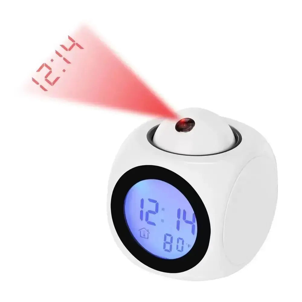 1PCProjection Alarm Clock Ceiling Display Snooze Desk Table Clock Voice Multifunction Digital Projection Clock Temperature Displ    Home Decor Supply | Online Retail | ShoreShopper.com