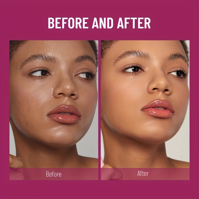 New Sponge Head Concealer for Dark Circles Freckles Acne Pigmentation and Blemishes Long Lasting Moisturizing Liquid Foundation - ShoreCo.Shop