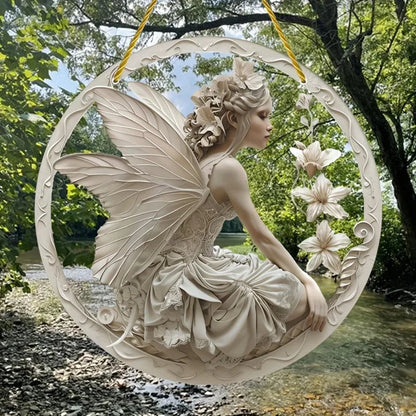 Enchanting Elf Fairy Acrylic Sun Catcher Window Door Display, Seasonal Summer Decor - for Home, Bar, for Daily Christmas Decor    Your Coastal Marketplace | Shoreshopper.com