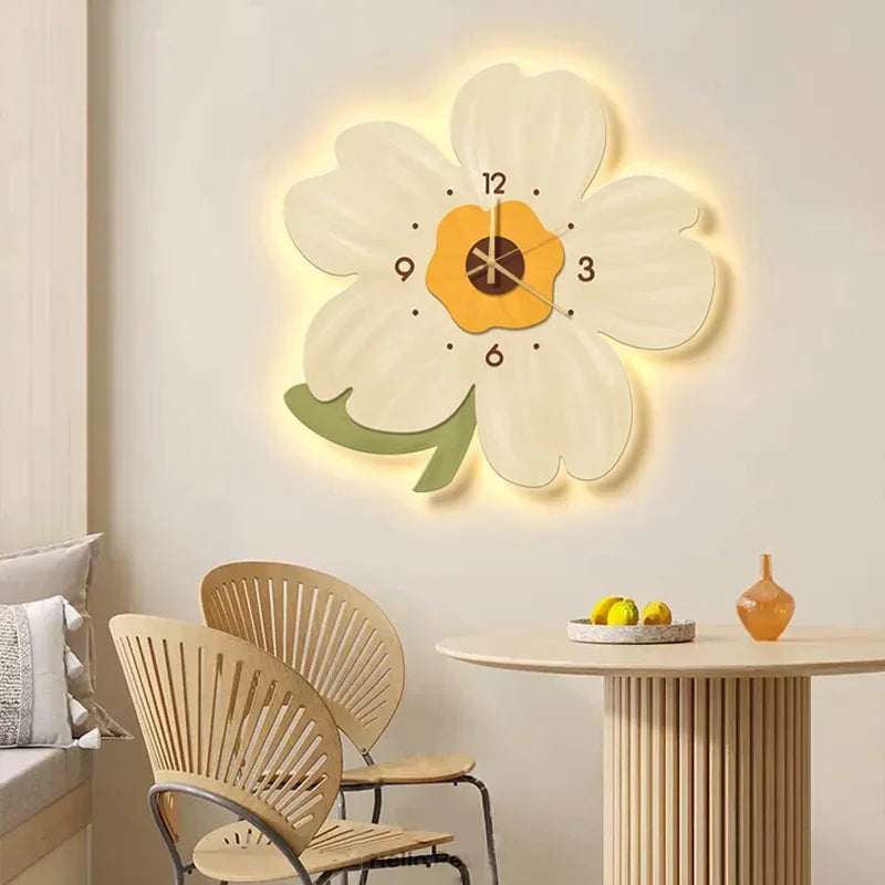 Light Decorative Clock Hanging Restaurant Simple Creative Crystal Porcelain Wall Hanging Clock Quiet Room Clock    Home Decor Supply | Online Retail | ShoreShopper.com