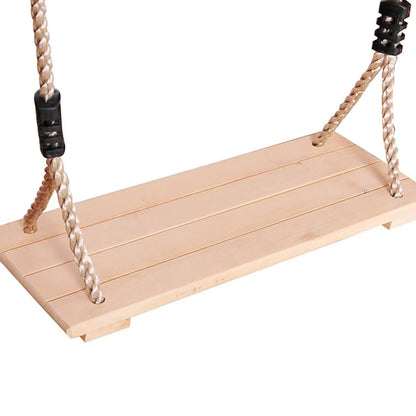 High-Quality Polished Four-Board Anti-Corrosion Wood Swing Outdoor Indoor Pastoral Wooden Swing for Adults Children    Home Decor Supply | Online Retail | ShoreShopper.com