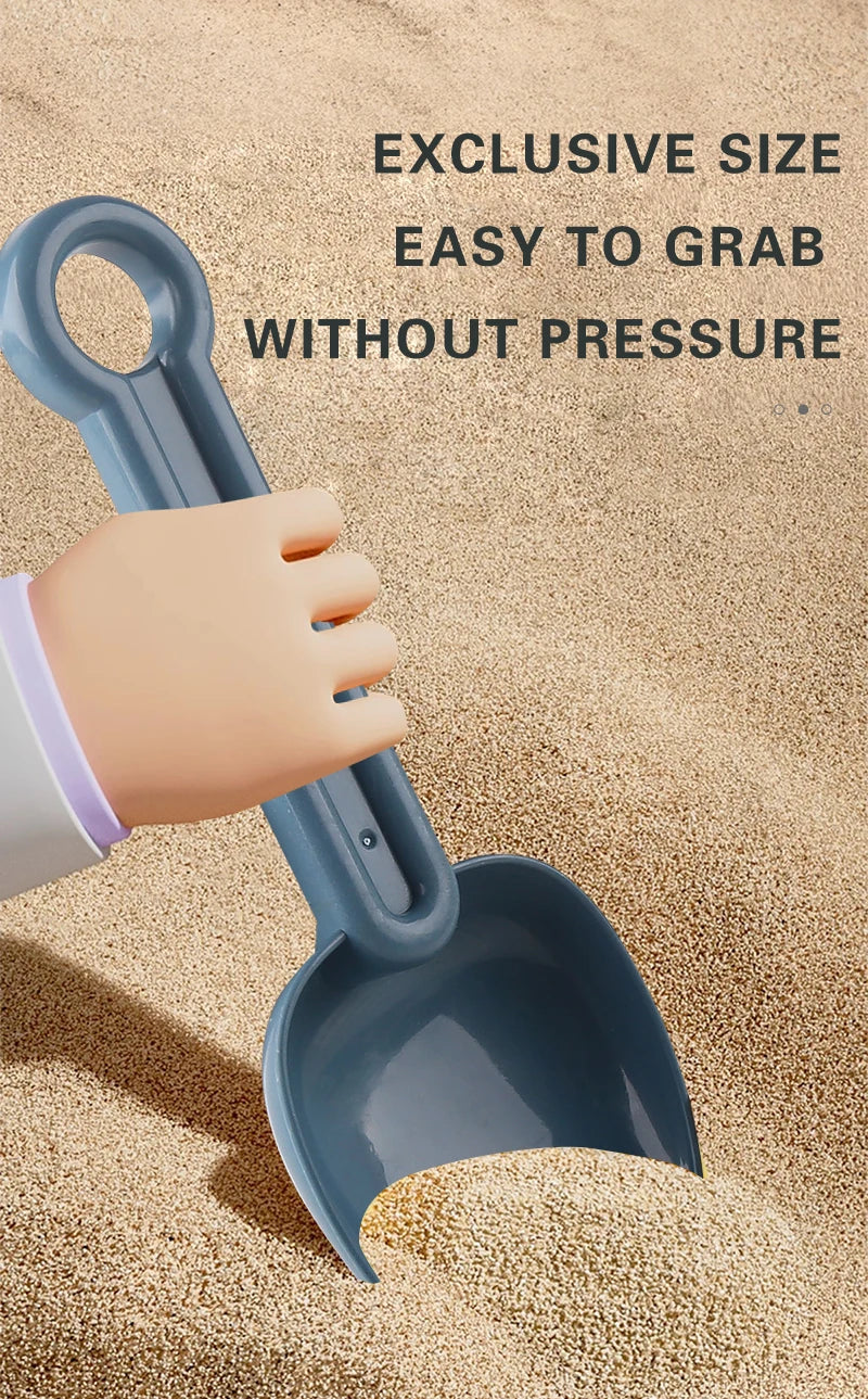 9 pieces beach toys beach bucket set A bucket, filter, accessories for homemade ice cream Can make ice ball Beach travel to    Your Coastal Marketplace | Shoreshopper.com