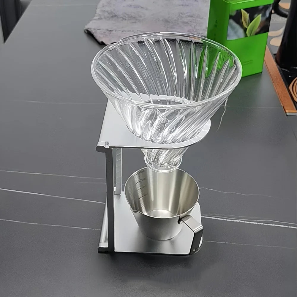 Coffee Machine Stand Drip Filter Coffee Stand Aluminum Alloy Foldable Lightweight Outdoor Quality Professional Coffee Accessorie - ShoreCo.Shop