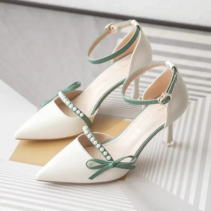 2026 New Women Shoes Fashion Pointed Tip High Heeled Sandals for Woman Elegant French Casual Shoe Designer Shoes Sandalias Mujer    Your Coastal Marketplace | Shoreshopper.com
