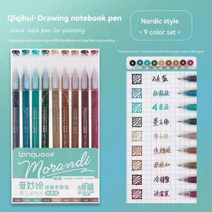 Languo 27-207 Colors Of One Set Drawing Handbook Pens Student DIY Graffiti Multi-Color Gel Pen Writing Marker Stationery    Home Decor Supply | Online Retail | ShoreShopper.com
