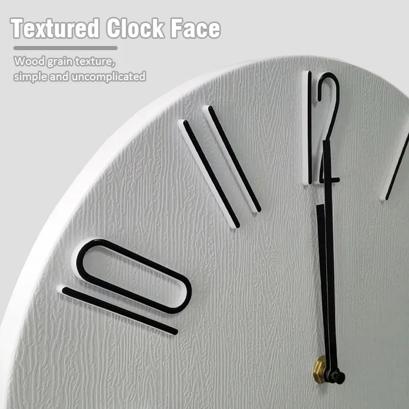 Nordic Style Home Wall Clock No Second Hand Simple Quartz 30"    Home Decor Supply | Online Retail | ShoreShopper.com