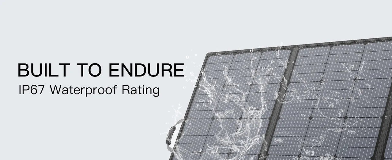MHPOWOS 400W Portable Solar Panel, Lightweight Foldable Solar Panels with an Adjustable Kickstand, IP67 Waterproof Solar Charger    Home Decor Supply | Online Retail | ShoreShopper.com