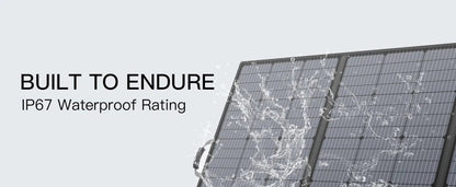 MHPOWOS 400W Portable Solar Panel, Lightweight Foldable Solar Panels with an Adjustable Kickstand, IP67 Waterproof Solar Charger    Home Decor Supply | Online Retail | ShoreShopper.com