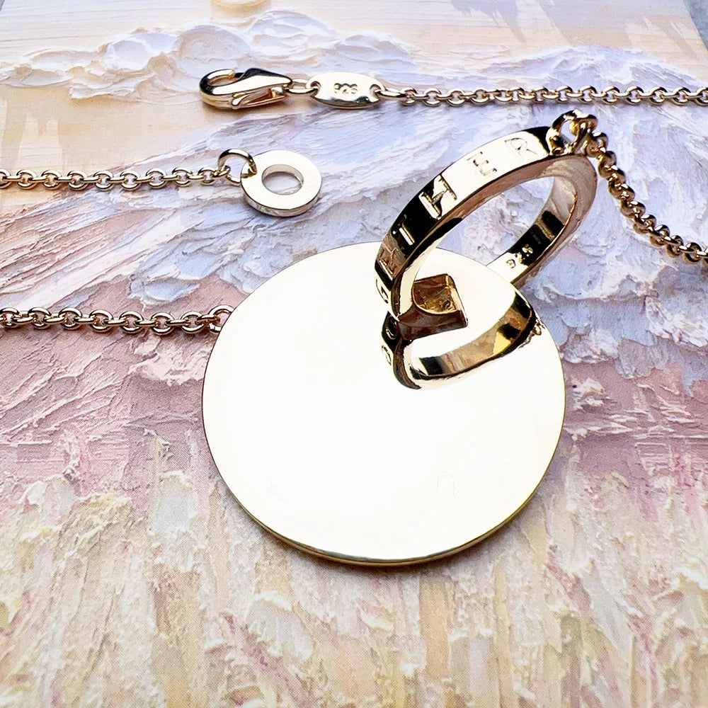 Necklace and Earring Jewelry Set Round Ornament Brand New 925 Sterling Silver Together Forever Trendy Gift For Women    Home Decor Supply | Online Retail | ShoreShopper.com